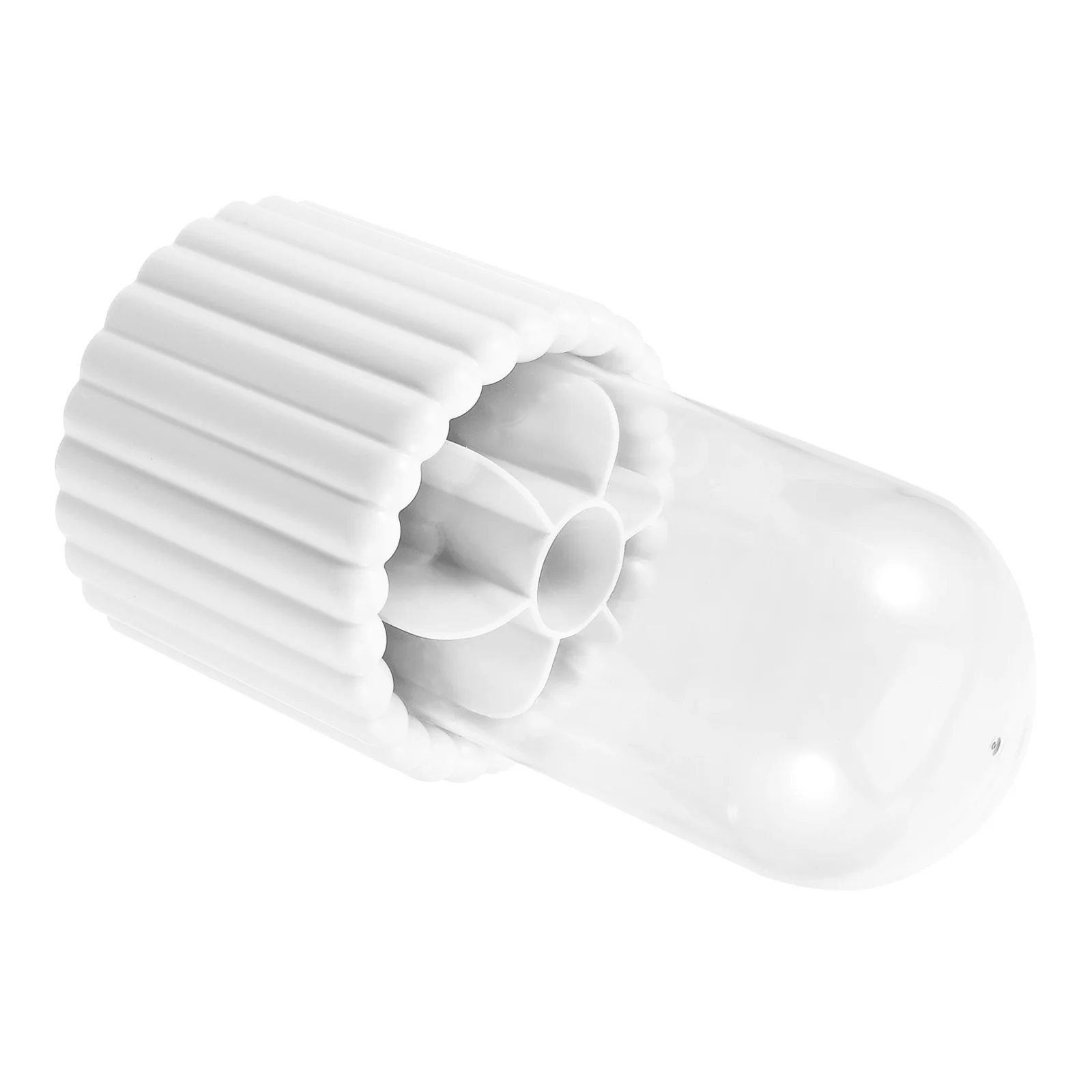 

Large Capacity Rotating Makeup Brushes Holder White Storage Rack Bin Box Double Sided Cosmetics Cup Desk ganizer PP HIPS