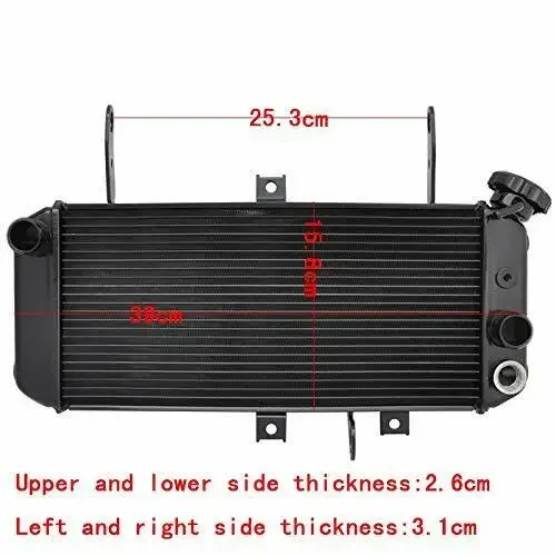 Aluminum Motorcycle Engine cooling Radiator For Suzuki SV650 2005-2009 2006 2007 2008