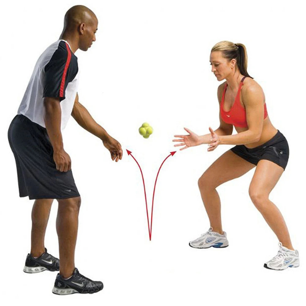Hexagonal Reaction Ball Fitness Sport Speed Agility Reflex- Skills Training Unpredictable Reaction Ball Outdoor Fun Ball Toys