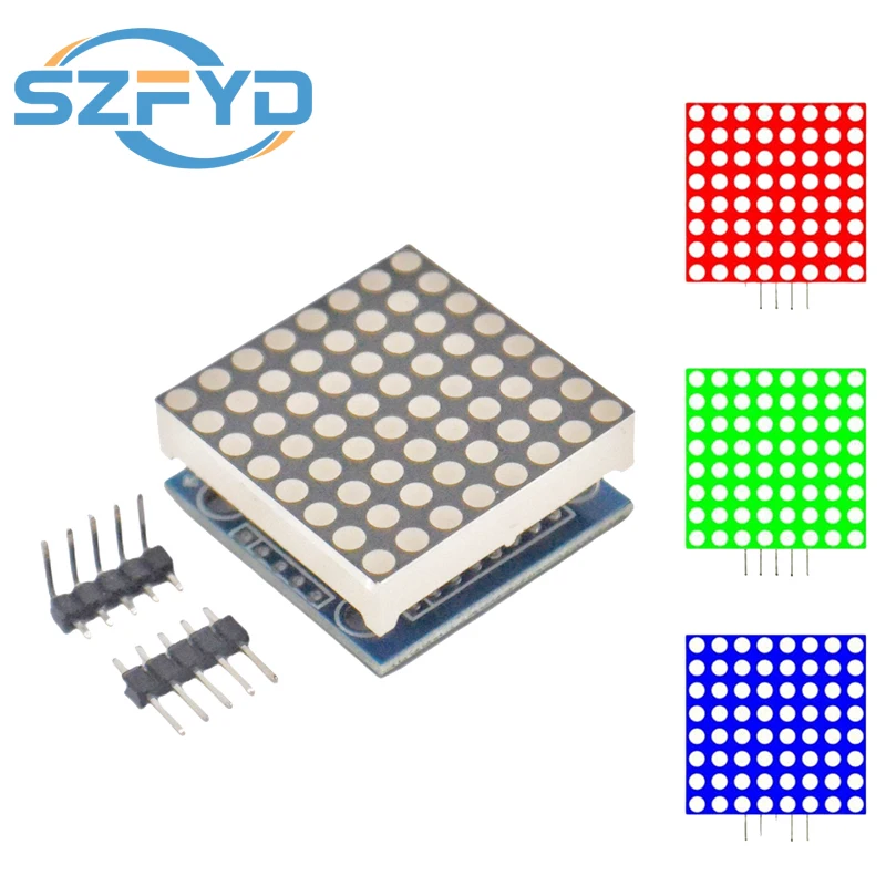 MAX7219 Dot Matrix Module Control Module Microcontroller Control Driver DIY KIT MCU LED Module Display Module