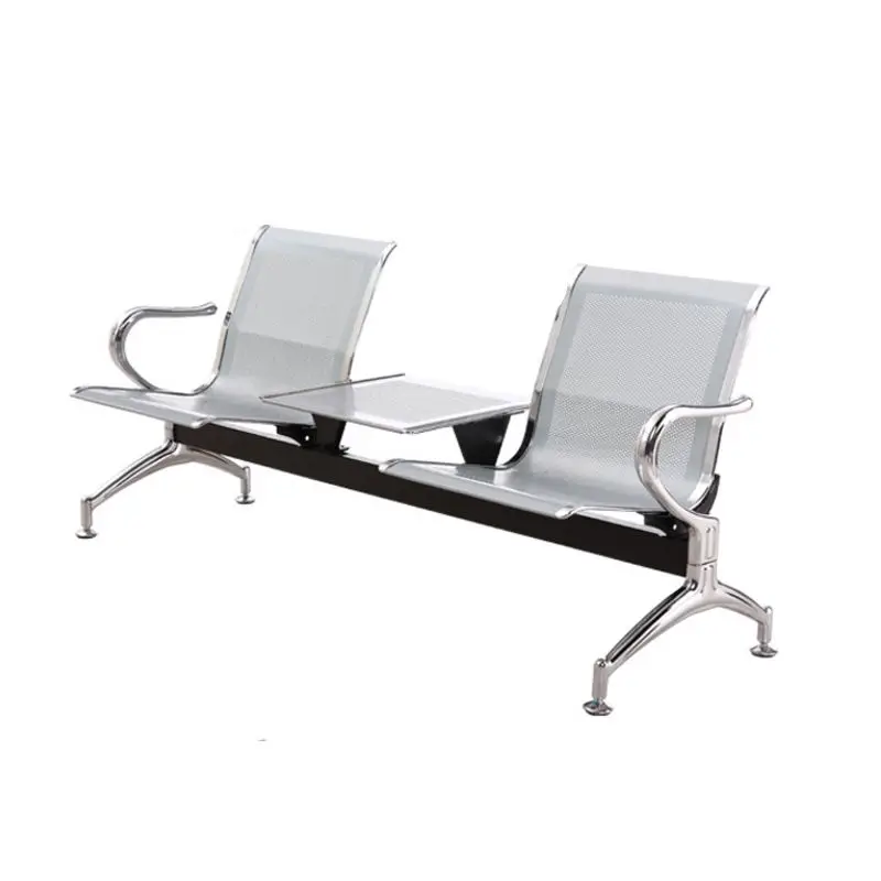 Hospital 2-seater Thickened Stainless Steel Hospital Airportchairs Waiting Chair