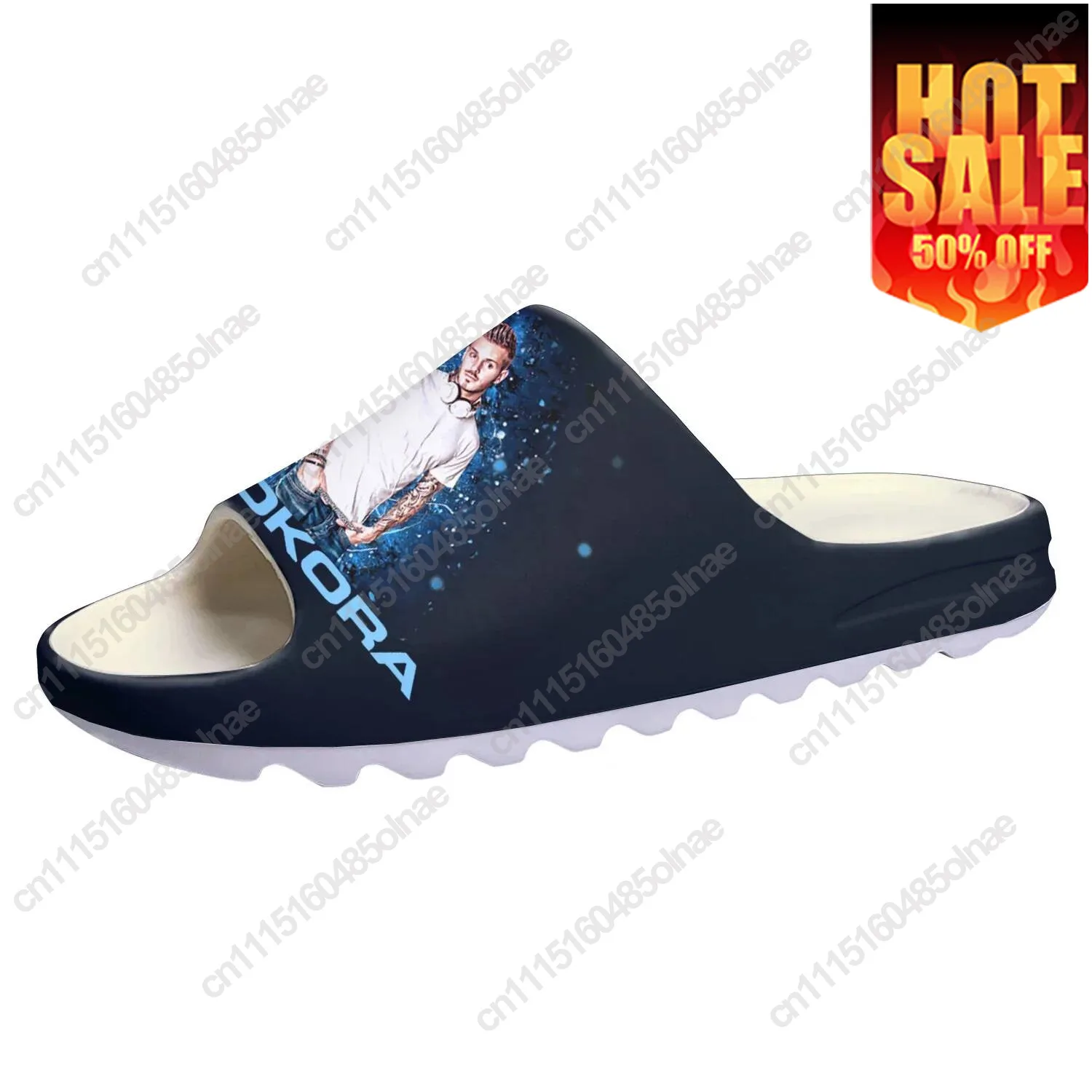 M Pokora Singer Soft Sole Sllipers Home Clogs Step Water Shoes Mens Womens Teenager Bathroom Customize On Shit Sandals