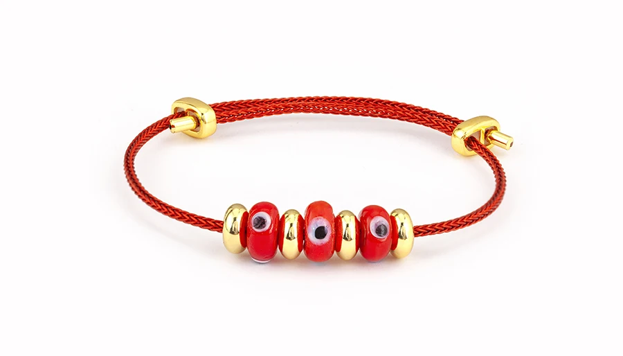 Nidin Neue Mode Glück Türkischen Bösen blick Seil Armband Einstellbar Für Frauen Weibliche Punk Stil Persönlichkeit Design Schmuck Geschenke – Detail 21