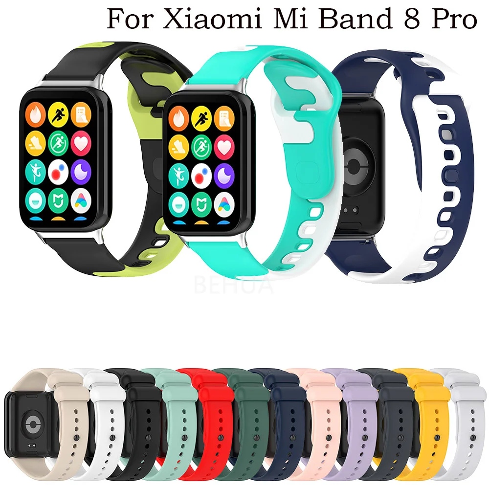 

Silicone Strap For Xiaomi Mi Band 8 Pro SmartWatch Official WristBand For Xiaomi Smart Band 8 pro Bracelet Band Watchband Sport