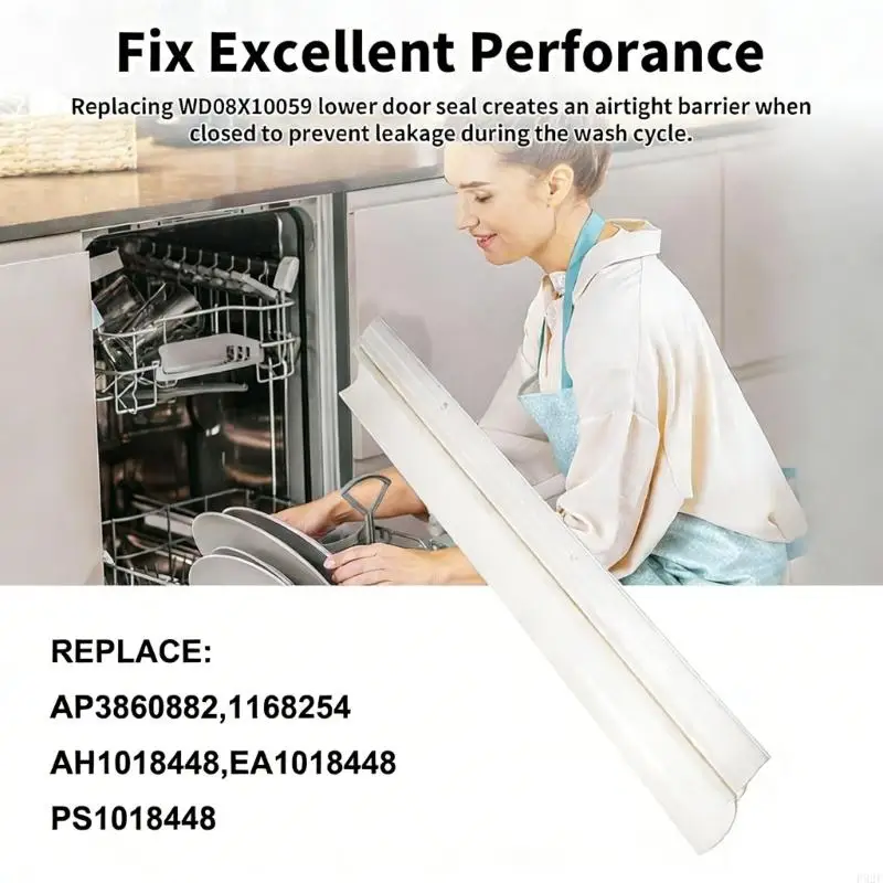 F92F Universal-Türdichtung für Geschirrspüler, WD08X10059, Ersatz-Schallwand für GLD5750N10CS, GLD5700N10BB, Teil, einfach zu