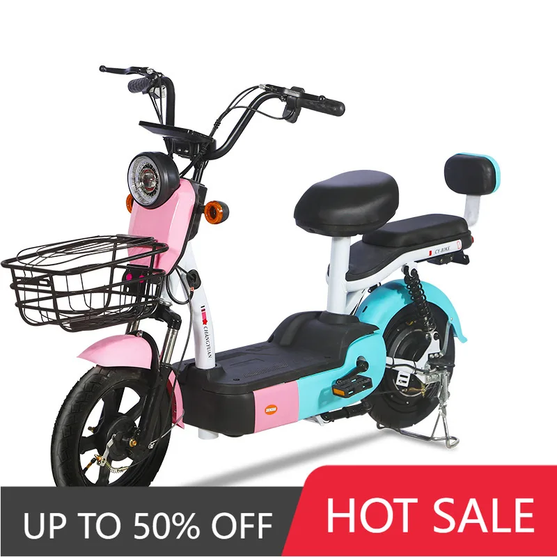 QQW Light Adult Electric Bike Fashion Leisure Shock Absorption Two Wheel Electric Bike Electric Scooter Motorcycle