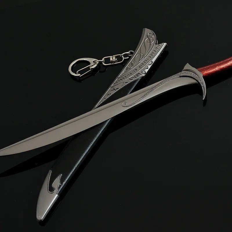 Katana – périphériques de jeu épées, 20cm/7,87 pouces, modèle d'arme, Cosplay, ornements de bureau à collectionner, jouets pour garçons, cadeaux amusants, fournitures de fête