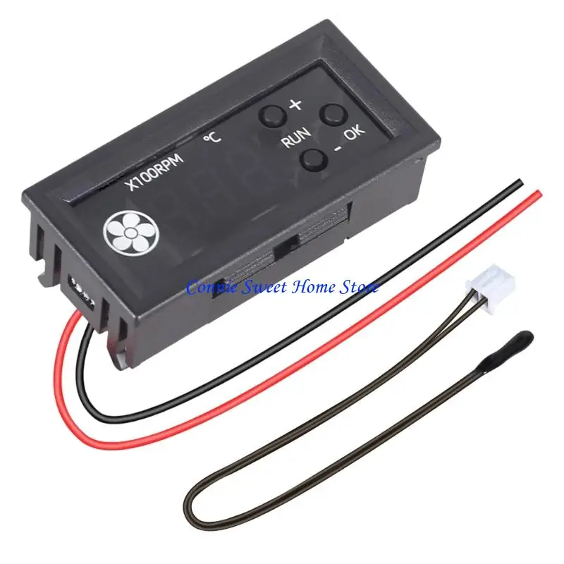 

LXAF 4 Wire Pwm PWM -контроль температуры контроллер скорости скорости 12V3A Цифровой дисплей контролируемый регулирующим