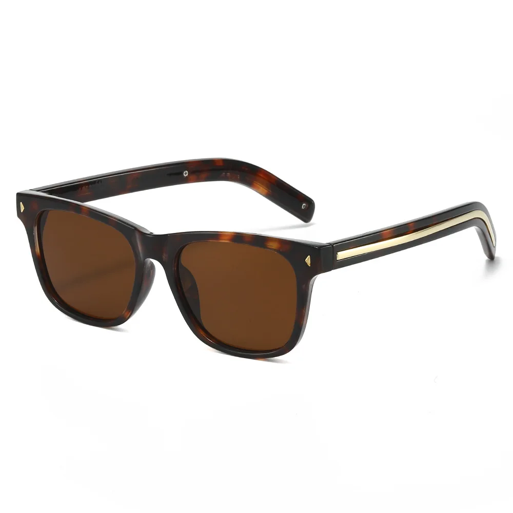 

0334 Fashion Square Sunglasses for Men Women, Stylish Vintage Retro Sun Glasses, Premium Chic Personalized UV400 Shades 605533
