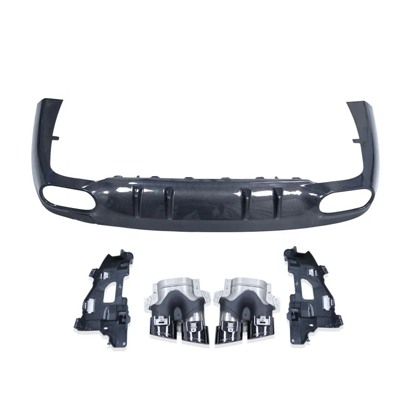 

Fashion Design W257 CLS Class 300 350 450 Cls53 Style Rear Bumper Diffuser Exhaust Tips for Mercedes Benz