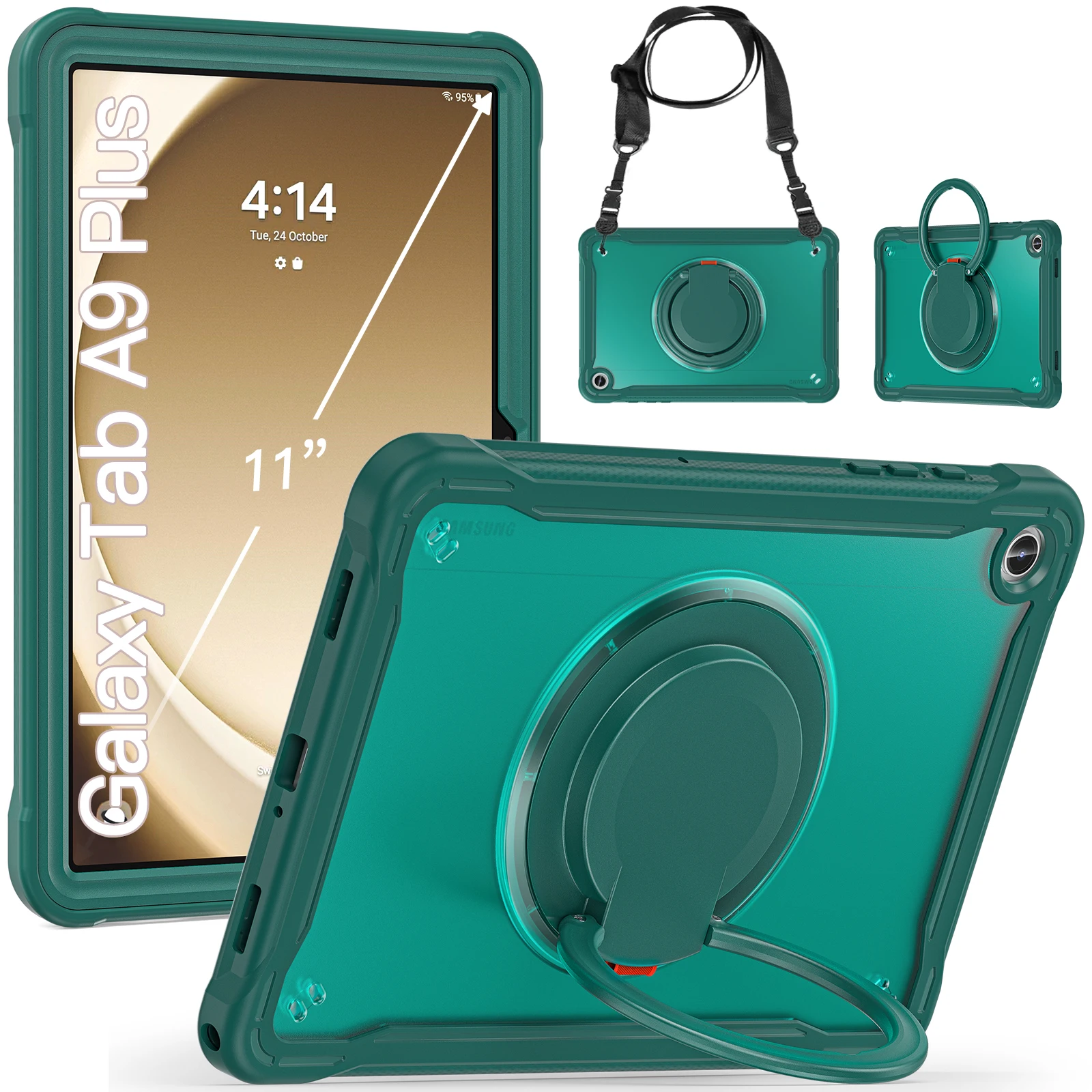 Rotating Hybrid Case For Samsung Galaxy Tab A9 Plus 2023 11