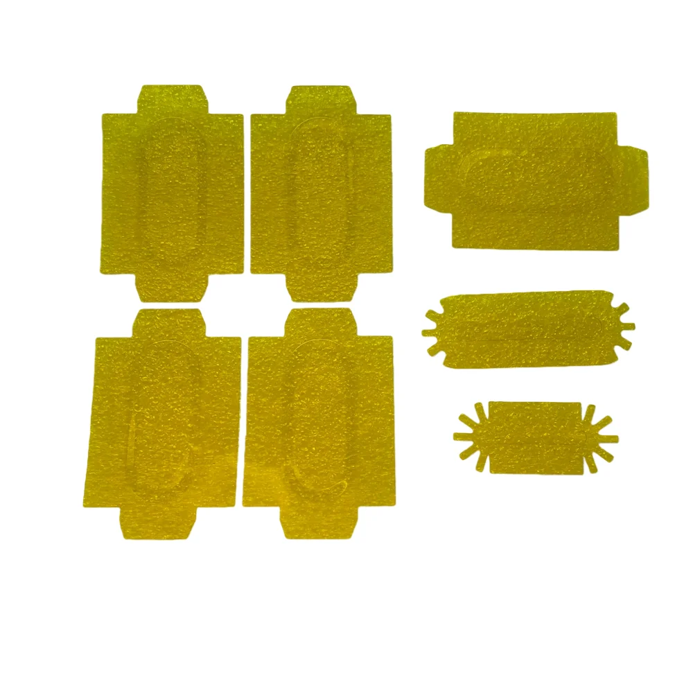 

10/50 шт. 7D HIFU картридж, сменная желтая водонепроницаемая пленка-наклейка, универсальная пленка для ультразвукового аппарата