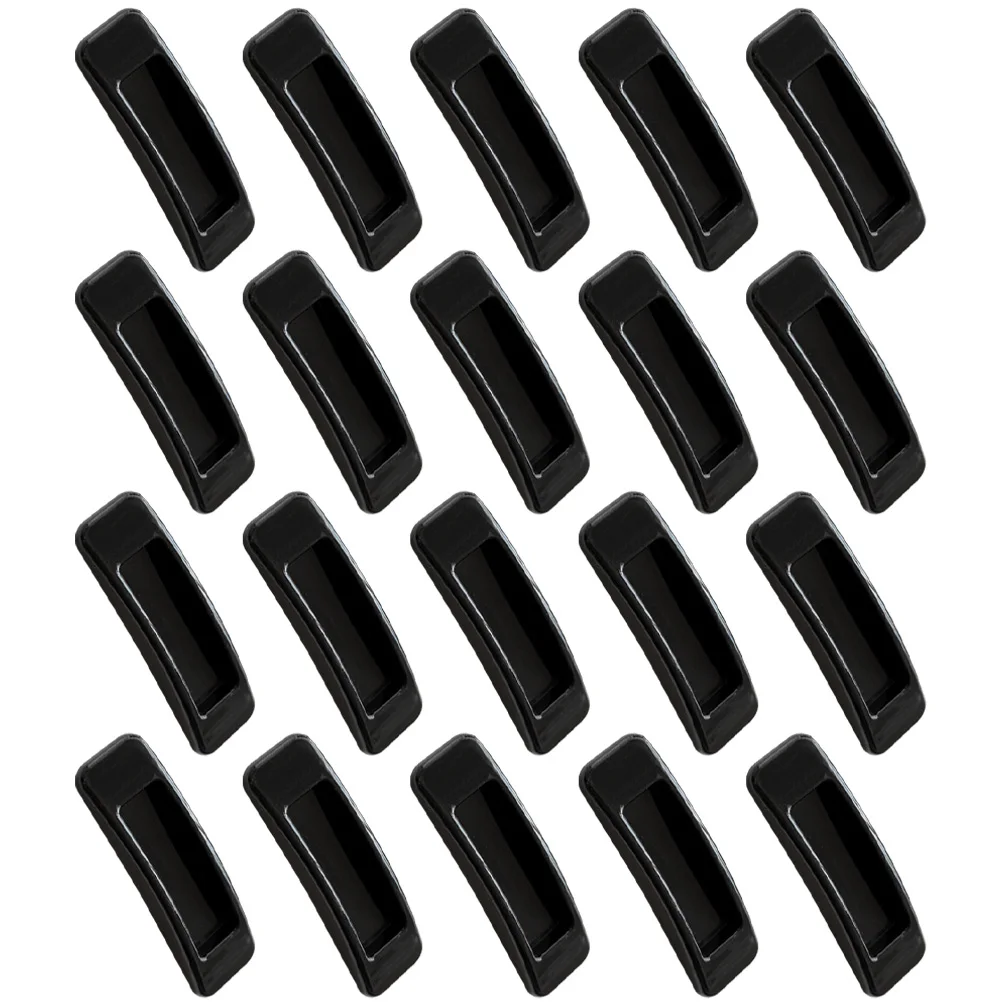 

20Pcs Stick on Cupboard Handles Strong Adhesion No Punching Groove Damage for Cabinets Wardrobes Adhesive Handle