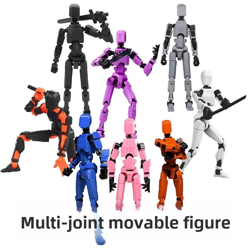 3rd Generation Dummy13 Articulated Toy Assembly 3D Printed Dummy Toys Stress Relief Gadgets Handheld Figurines Robot Toys