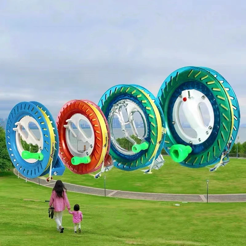 الكبار طائرة ورقية بكرة ألعاب خارجية للأطفال طائرة ورقية تحلق بكرة abs طائرة ورقية عجلة طائرة ورقية سلسلة لعبة رياضية كيفلر اللاسلكية بابالوتي