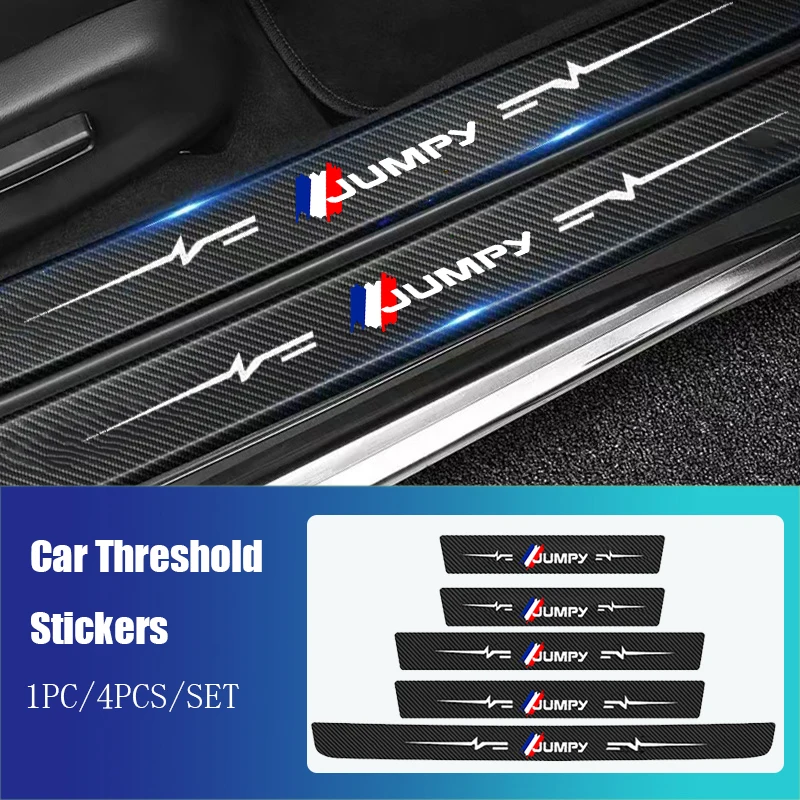 Auto Threshold Film for Citroen JUMPY Door Sill Pathway Decoration Waterproof Guard Durable Stickers Entry Pedal Anti DirtyTape