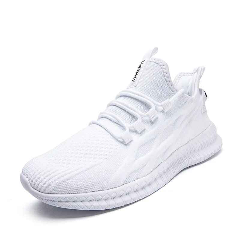 

Women's and Men's Lightweight Breathable Sneakers Soft Mesh Upper Elastic Slip-On Casual Shoes for All-Day Wear Plus Size 36-50