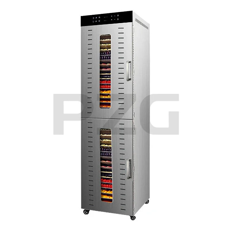 

Automatic 32 40 48 Trays Food Dehydrator Beef Dryer Dried Meat Dry Vegetable Fruit Banana Chips Mango Dehydrate Drying Machine