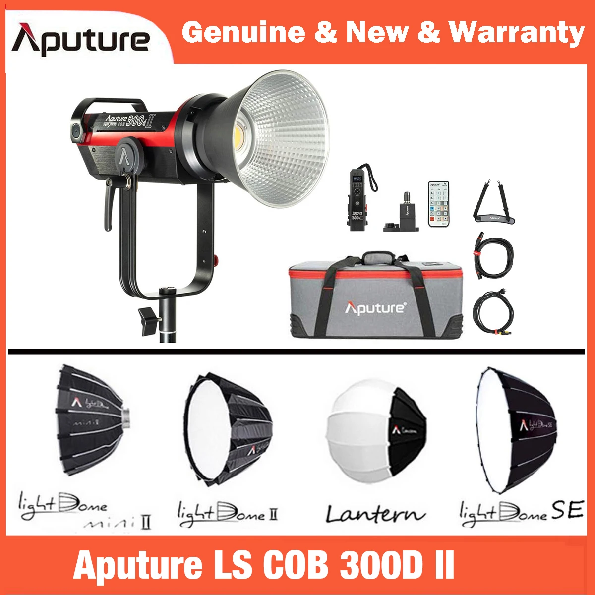 

Aputure LS C300d II 300d II LED Video Light COB Light 5500K Daylight Studio Photo Light Photography Lighting for Video Studio