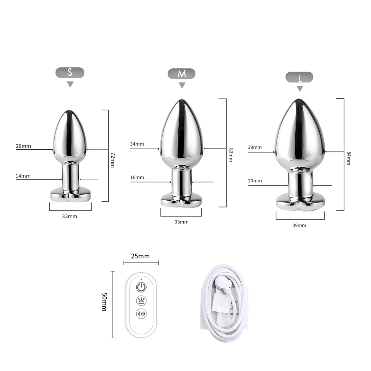 APP & Wireless Remote Control Vibrating Glowing Anal Plug 10 Speeds Waterproof Butt Plug Sex Toys For Men Women Adult Products