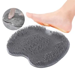 1 PC High-Quality Silicone Shower Foot Body Cleaning Bath Scrubber Silicone Back Bath Body Brush Soft Silicone Massage Brush