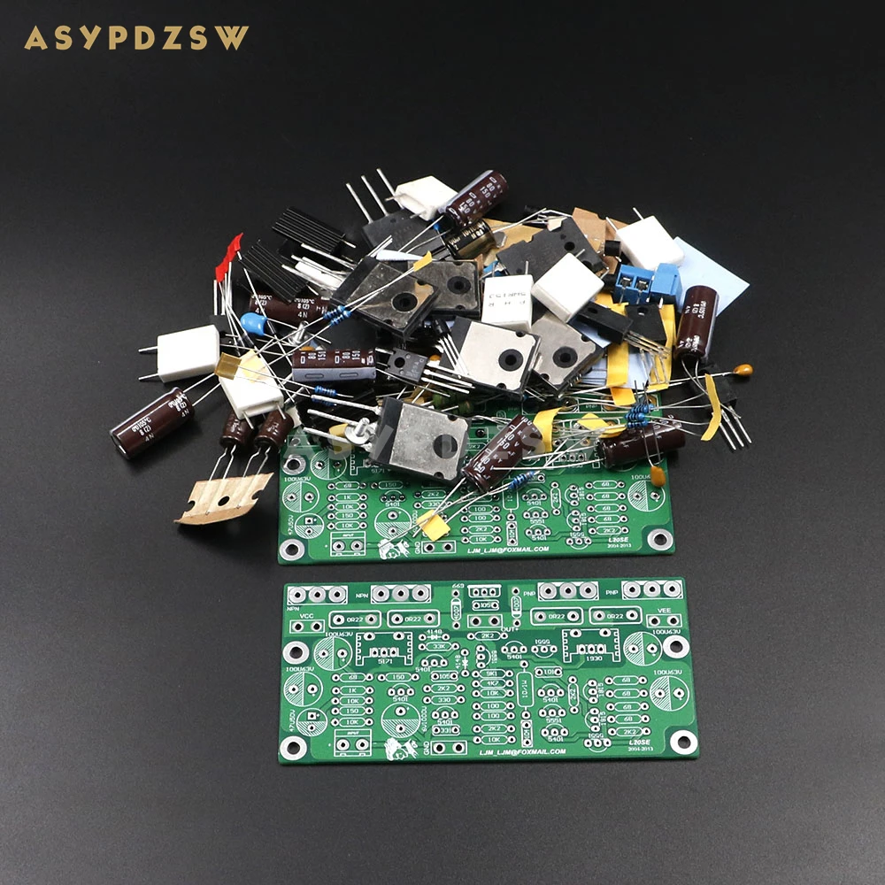 2 CH HIEND L20.5 초저왜곡 파워 앰프, 200W DIY 키트, 마감된 보드, KTB817 KTD104