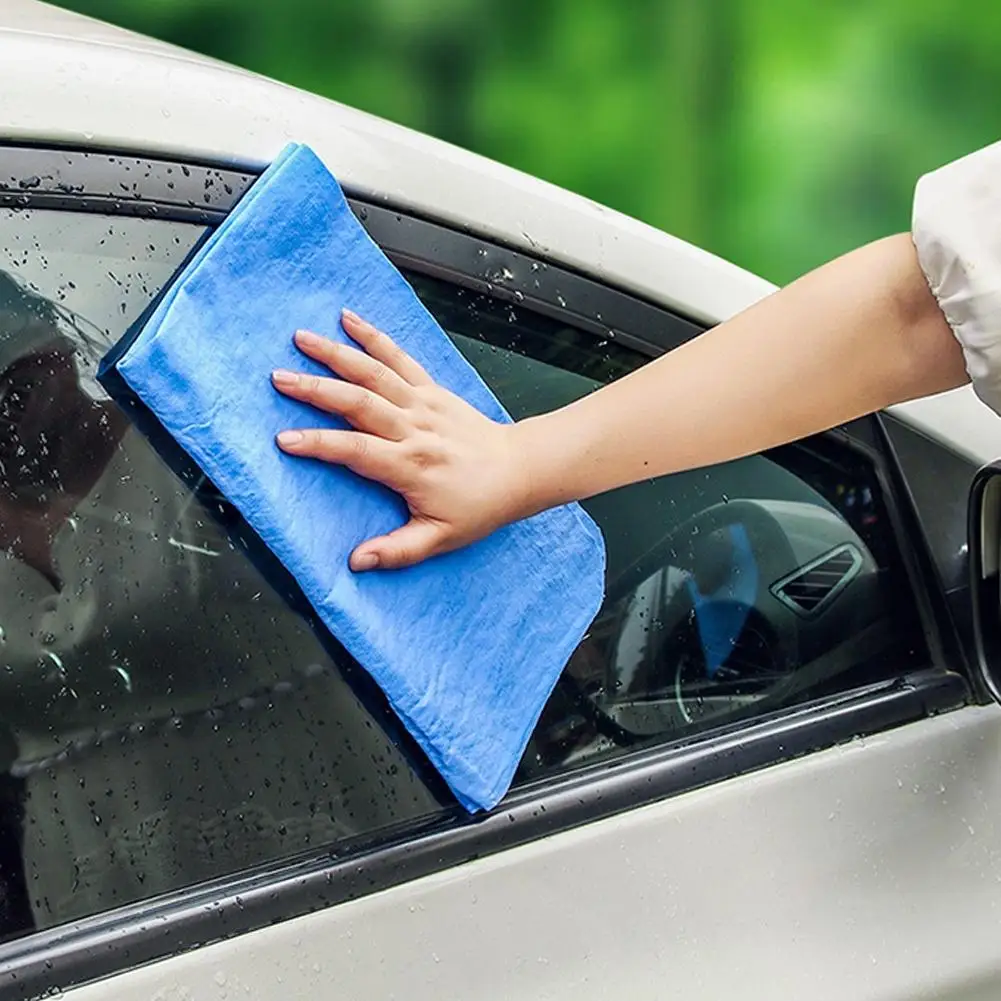 Pva Wash Car Towel Premium Quick-Dry Towel Ultra Absorbent Scratch-Free Reusable For Auto Maintenance Soft Deerskin Cloth Random view 3