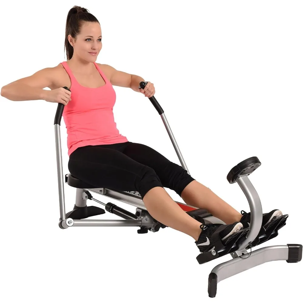 

BodyTrac Glider Hydraulic Rowing Machine with Smart Workout App - Rower Workout Machine