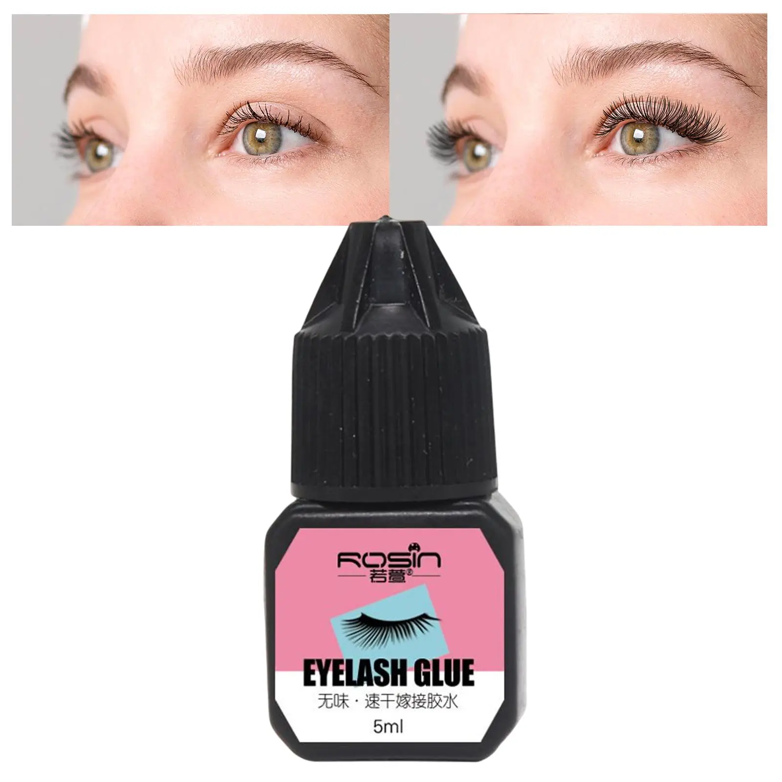 Eyelash Extension Glue DIY Lash Extension Glue 5 Weeks Retention Low Fume 5ml 2S