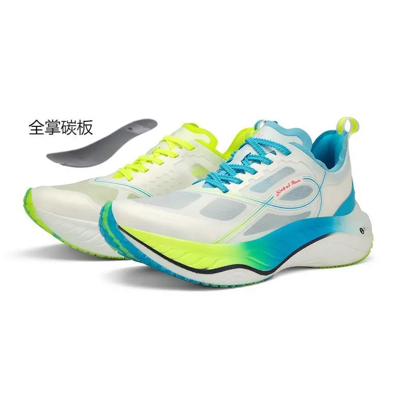 Summer marathon air cushion sports running shoes men's breathable lightweight women's comfortable sports non-slip sports shoes