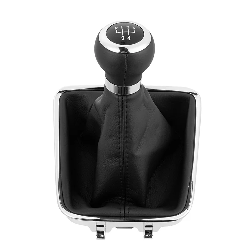 For Volkswagen Tiguan shift dust cover shift hand ball leather hand ball leather cover + base shift lever