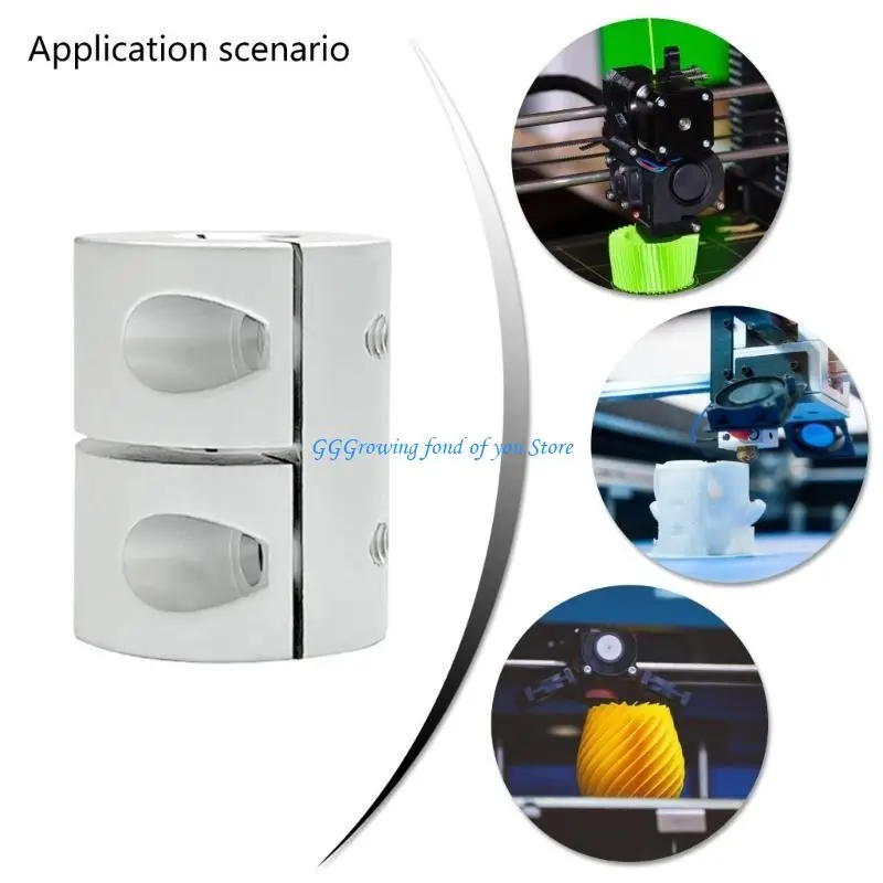 

H9EB 3D Printer Parts Rigid Shafts Coupler Shafts Flexible Rigid Coupling Routers Connectors For Ender 3/5 3D Printer Coupling