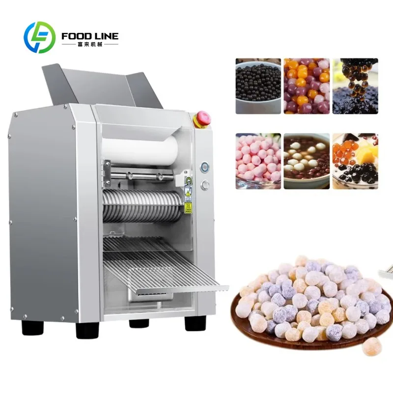 Customized PLC Controlled Tapioca Pearl Forming Machine Uniform Shape Smooth Surface Cassava Pearl Maker