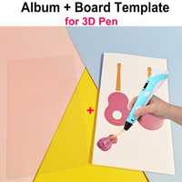 Drawing Album Random Special Paper Mold Template 3D Copy Board Book Plate Paiting Stencil Doodle For 3D Pen