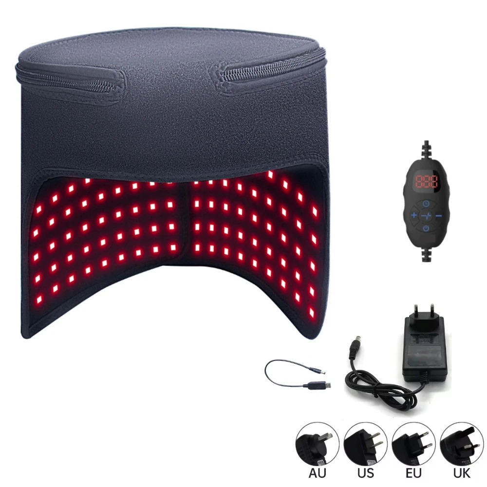 

Red Light Therapy Cap for Hair Growth -180 Pcs 850&660 nm Infrared Light Therapy Cap Regrowth Treatment Device for Hair Loss