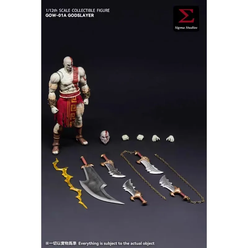 SIGMA STUDIOS 1/12 Scale Collectible Figure Godslayer Game Dolls Full Set 6Inch Male Soldier Action Figure Model Toys