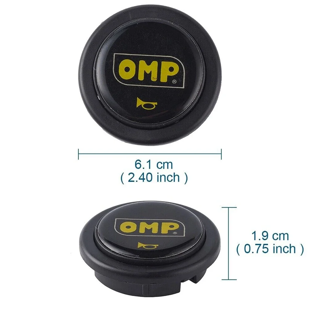 JDM Universal OMP Steering Wheel Horn Button Racing Car Drift Steering Wheel Horn Button Volantes For JDM VW HONDA TOYOTA NISSAN