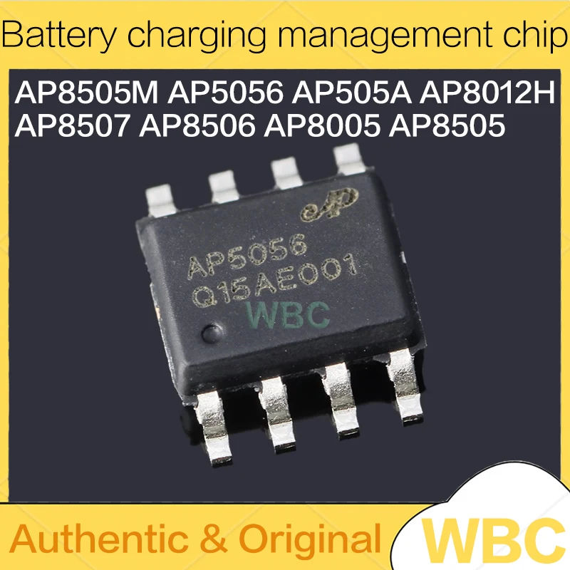 10Pcs/Lot AP8005 AP8505 AP8506 AP8507 AP8012H AP505A AP5056 AP8505M SOP8 Battery Charging Management Chip