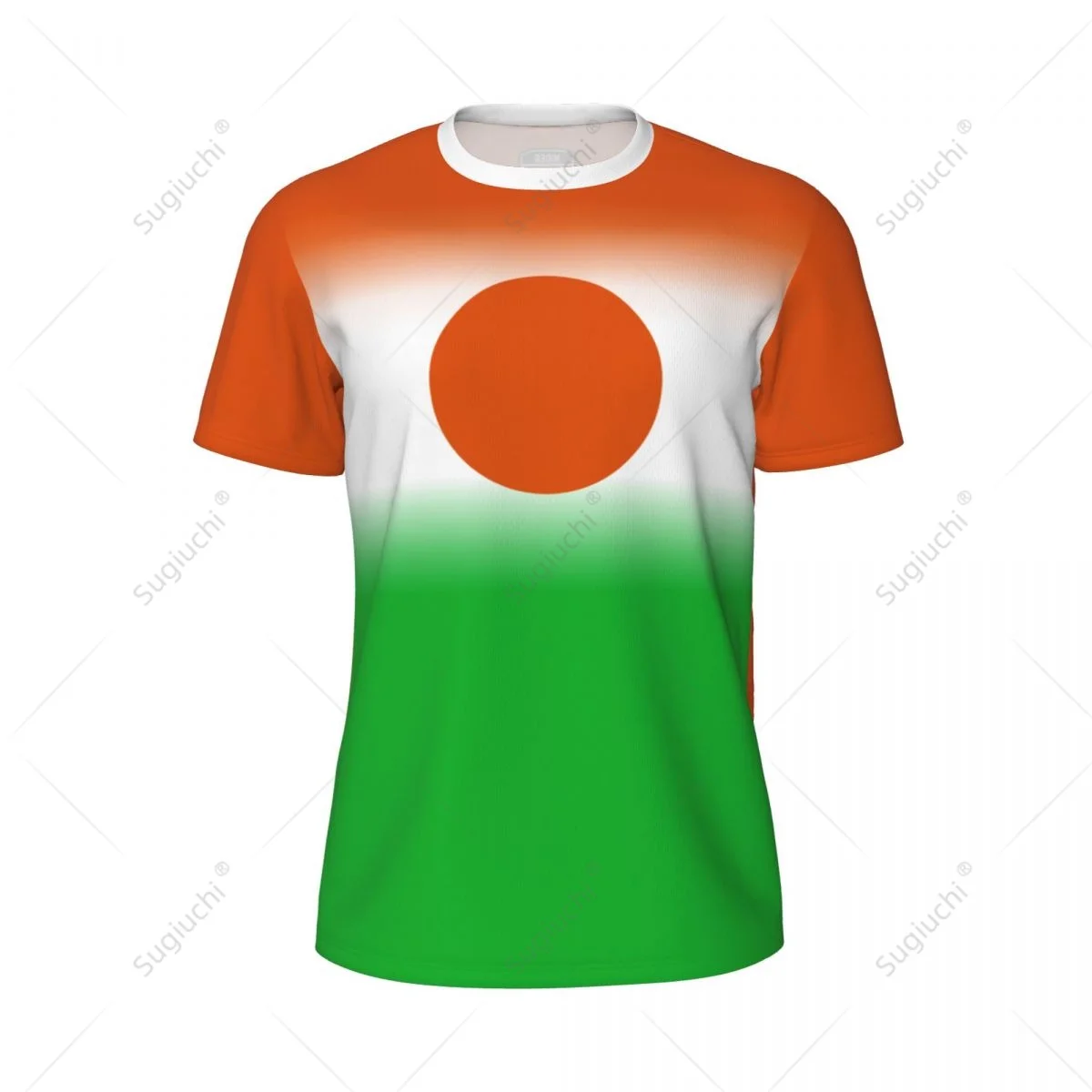 Sports Mesh T-shirt Niger Flag For Running Bike Soccer Tennis Football Fitness Tees 3D Printed Custom