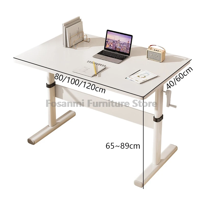 Офисный стол с регулируемой высотой, студенческий учебный стол, детский игровой стол, домашний геймерский стоячий стол, компьютерный стол с ручным управлением