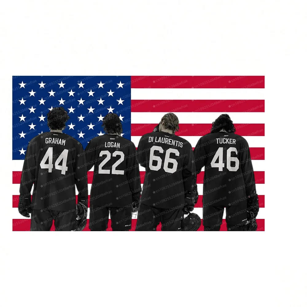 1PC NEW IN TV Off Campus Briar University American Flag Banner Tapestry Graham 44 22 DI LAURENTIS 66 Tucker46 Tapestry