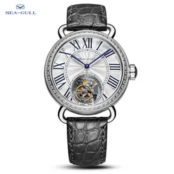 Zegarek męski Seagull trend w modzie na co dzień ręczny zegarek mechaniczny z tourbillonem dla par seria dziedzictwa-Verona 818.11.6032