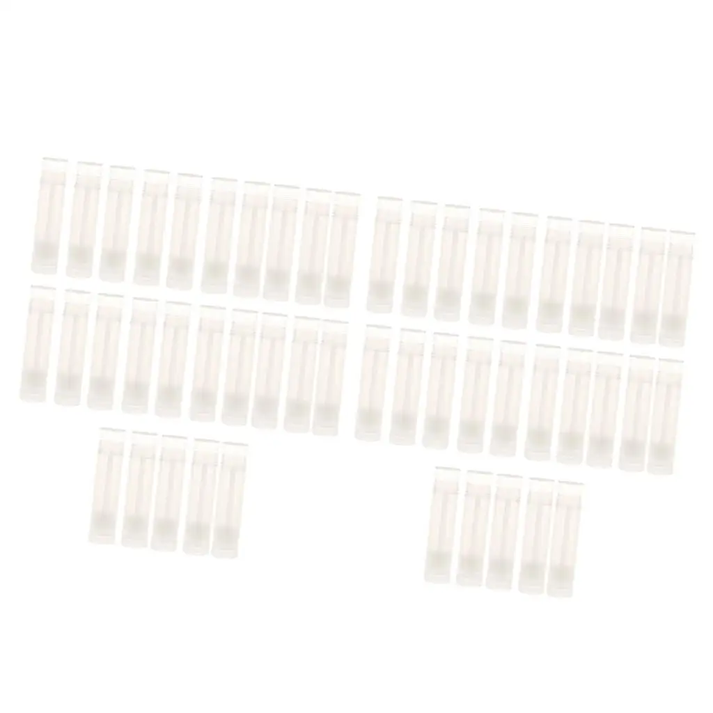 빈 립밤 튜브 투명 플라스틱 화장품 병, 수제 립글로스 튜브 및 DIY 립스틱 몰드용 11.1mm