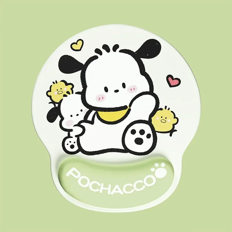 sanrio mouse pad wristband pochacco girls cartoon anime office silicone hand rest cute soft padded kawaii office palm rest Gift