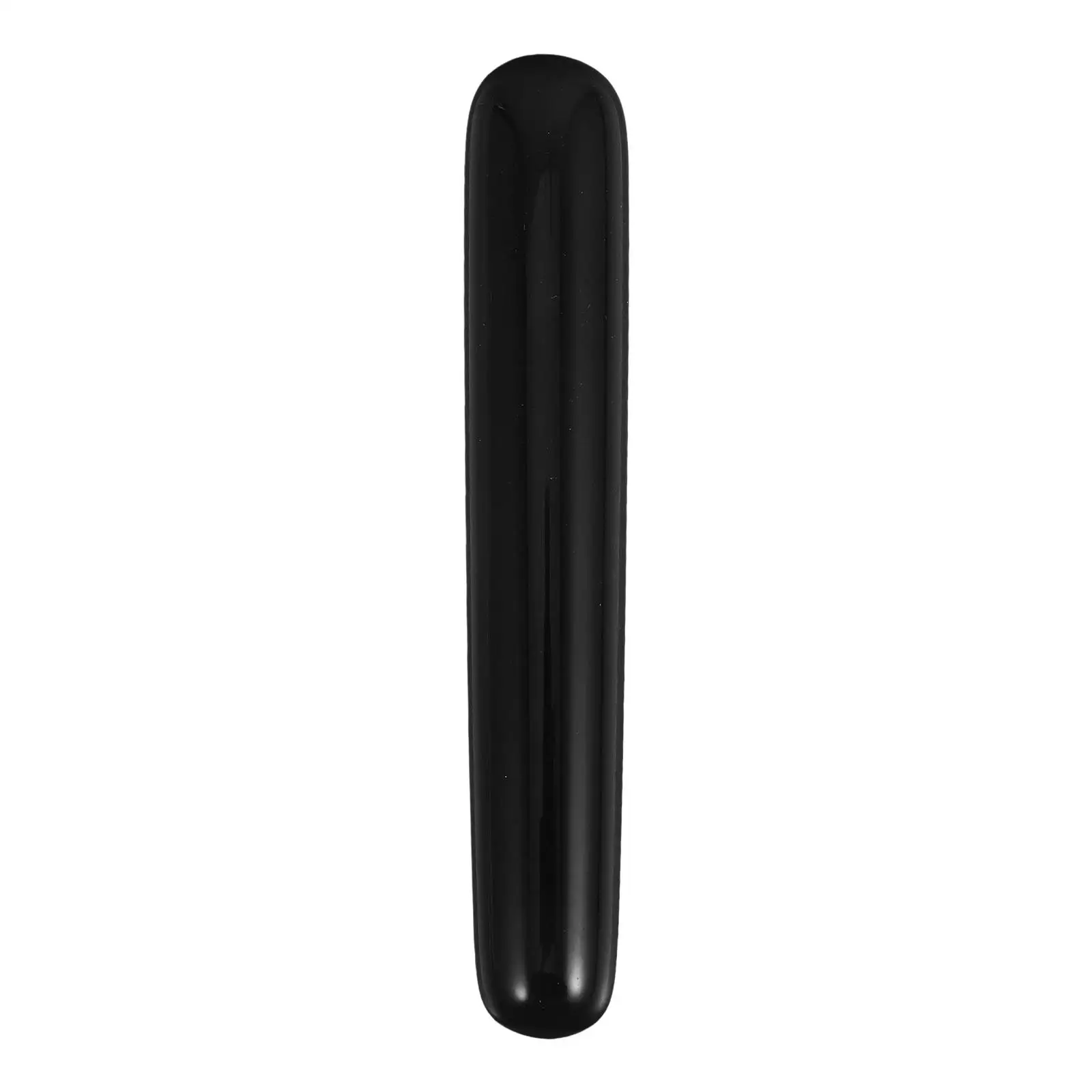 

Obsidian Massage Stick Black Natural Roller Facial Body Guasha Tool Scraping Massager for Face Shoulder Portable