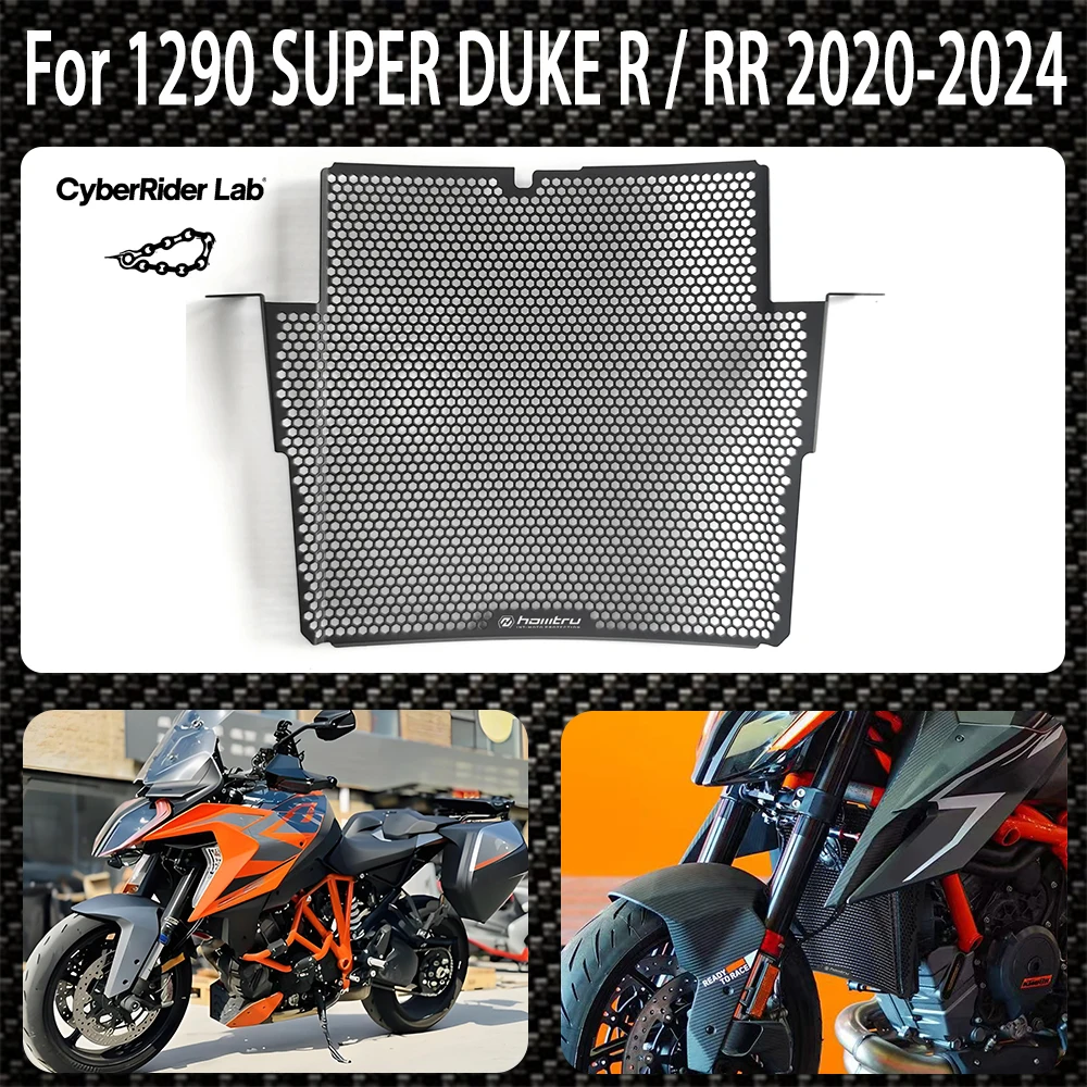 

Motorcycle Radiator Protection Net For 1290 SUPER DUKE R / RR Honeycomb grille cover protecting the radiator core