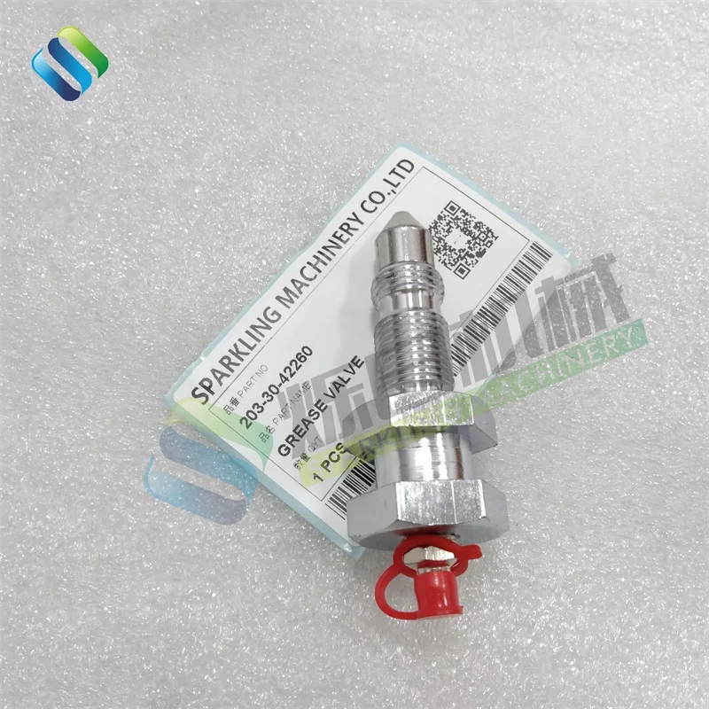 Válvula de grasa 203-30-42260 de los recambios 2033042260 del excavador de SKGM 203-30-42260 PC100 PC60