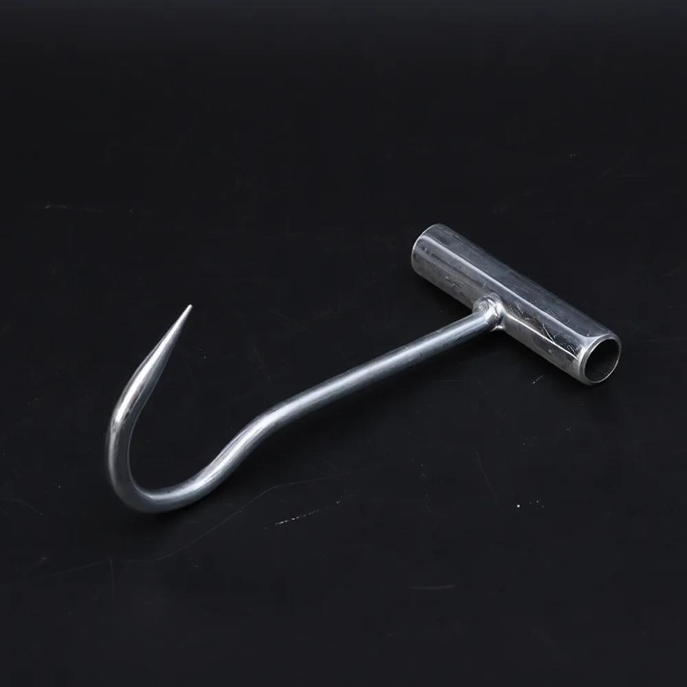 Professional Grade Meat Hanging Hook Galvanized Surface Butcher Shop Hanger For Efficient Stock Movement And Storage