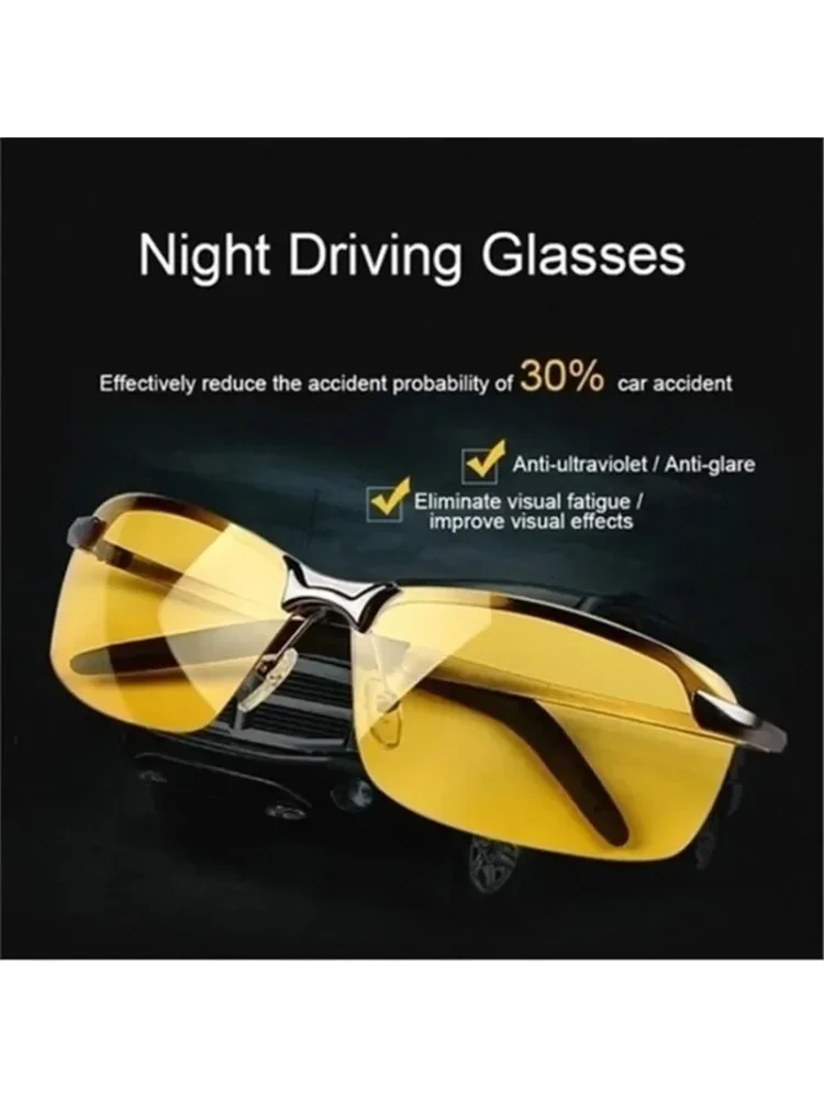 AliExpress UK Anti-UV Night Vision Cycling Sunglasses Day Night Driving Glasses Sunglasses for Men Polarized