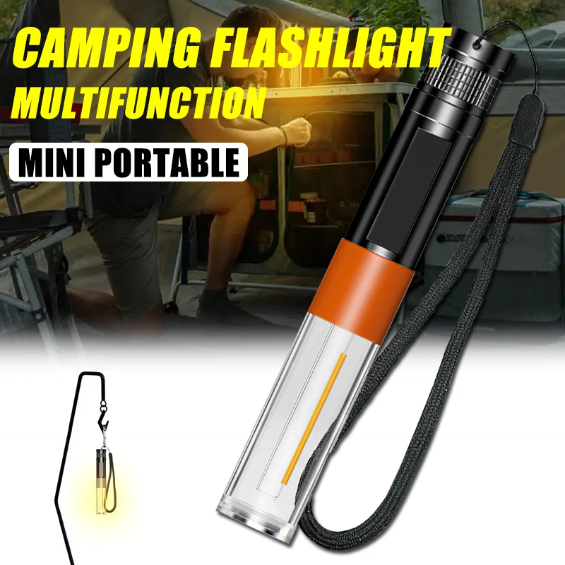 

Многофункциональный фонарик USB перезаряжаемый мини-магнитный фонарик портативный уличный водонепроницаемый фонарь для кемпинга с 5 режимами